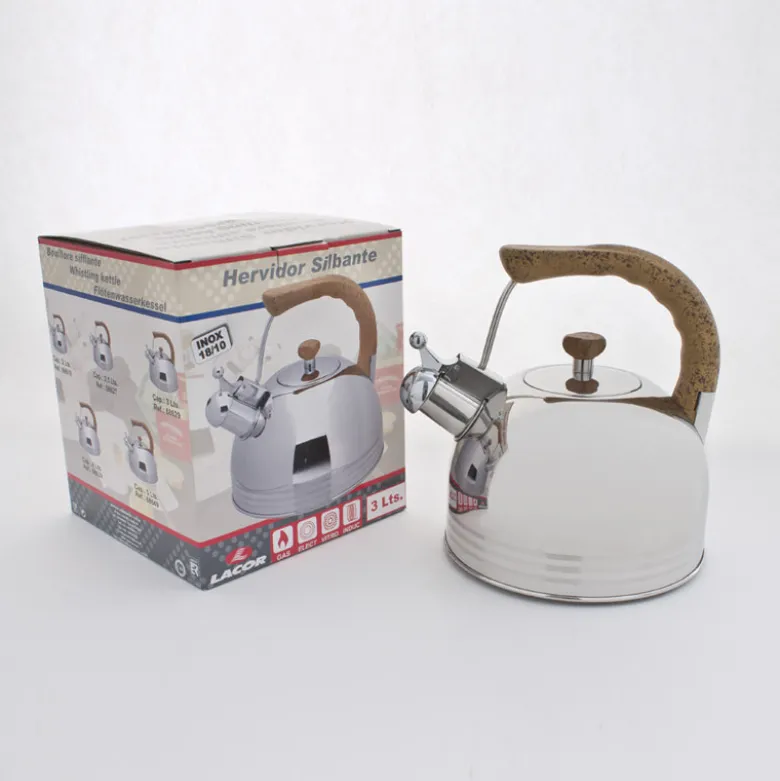 Bouilloire sifflante 3l induction
