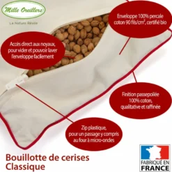 Bouillotte aux noyaux de cerises