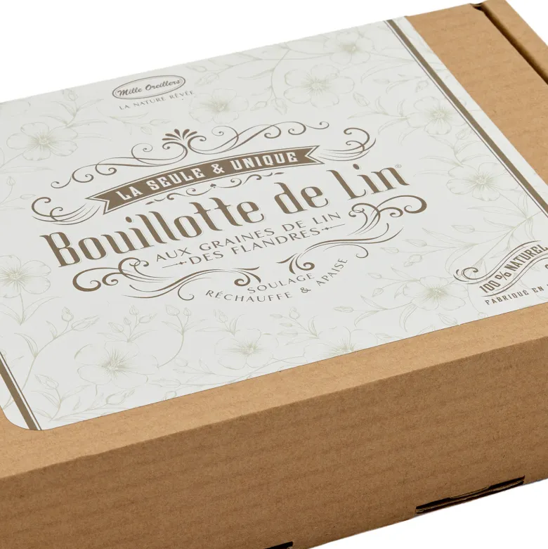 Bouillotte de lin la seule et unique