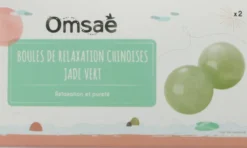 Boules relaxation chinoises jade vert