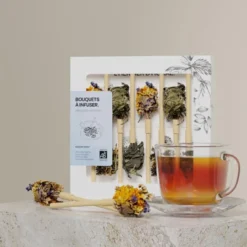 8 bouquets de fleurs séchées à infuser