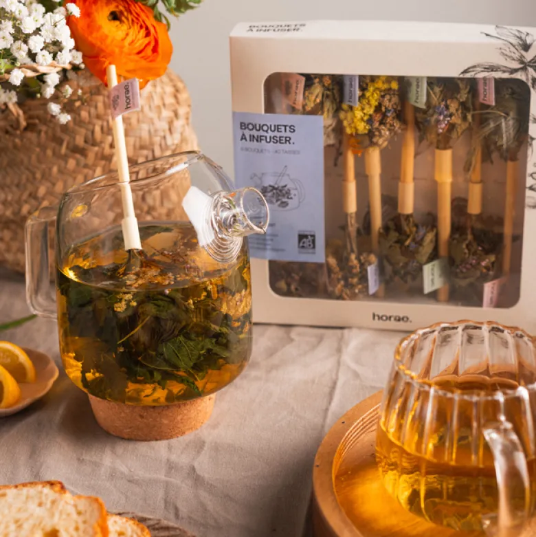 8 bouquets de fleurs séchées à infuser