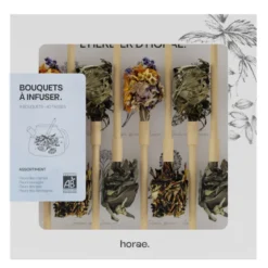 8 bouquets de fleurs séchées à infuser