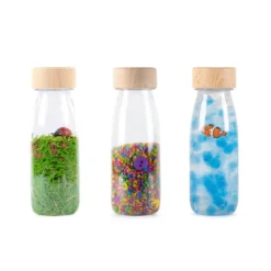 3 bouteilles sensorielles eco