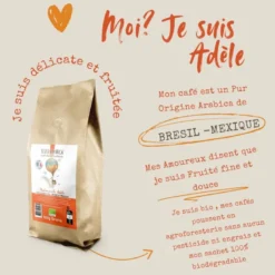 Box découverte de 2 x 3 origines de café bio en grain