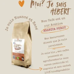 Box de 6 x 1 kg de cafés grain bio du pérou