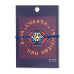 Bracelet chakra Ajna bleu