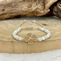 Bracelet chance en pierre de lune