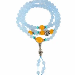 Bracelet-collier mala - agate