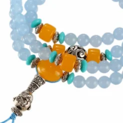 Bracelet-collier mala - agate