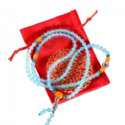 Bracelet-collier mala - agate