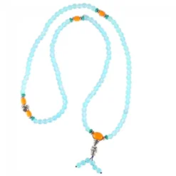 Bracelet-collier mala - agate