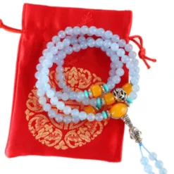 Bracelet-collier mala - agate