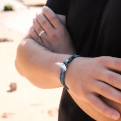 Bracelet corde baleine homme marin bb
