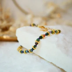 Bracelet cordon jagran agate indienne