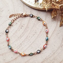 Bracelet de protection œil multicolore