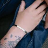 Bracelet homme cancer jonc zodiaque