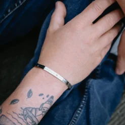 Bracelet homme cancer jonc zodiaque