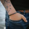 Bracelet homme taureau jonc zodiaque