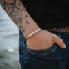 Bracelet homme vierge jonc zodiaque