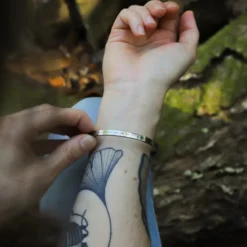 Bracelet jonc femme - escalade montagne
