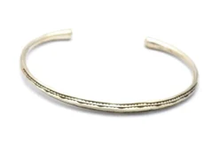 Bracelet jonc onique touareg en argent