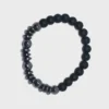 Bracelet noir et hématites