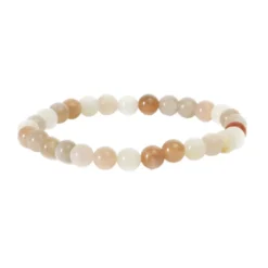 Bracelet pierre de lune aa 6mm