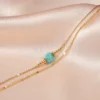 Bracelet sablé Turquoise