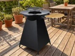 Brasero de cuisson avec plaque en fonte amovible - somagic
