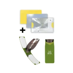 1 briquet solaire + 1 allume feu solaire