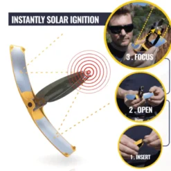 5 briquets solaires suncase gear