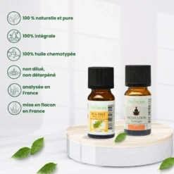 Brûle-parfum nénuphar + he arbre à thé + synergie méditation