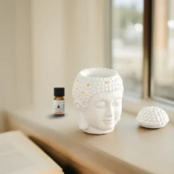 Brûle parfum série céramy - dhyana blanc