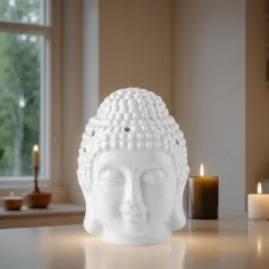 Brûle parfum série céramy - dhyana blanc