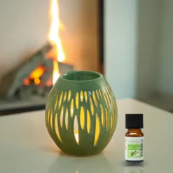 Brûle parfum série céramy ovali olive