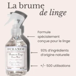 Brume de linge camélia blanc