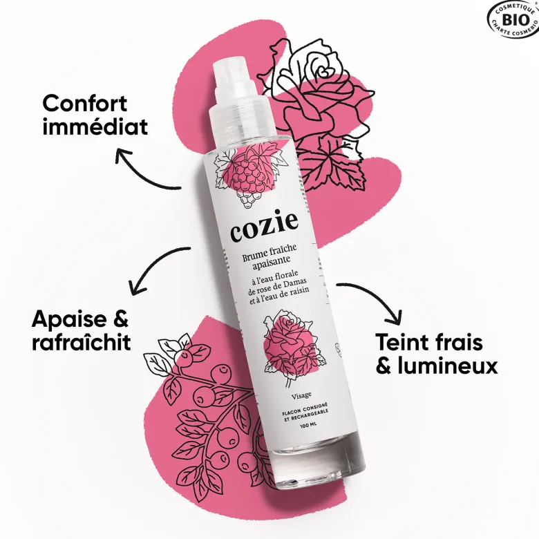 Brume fraîche apaisante - cozie