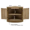 Buffet d'angle en bois recyclé garance