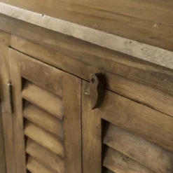 Buffet en bois recyclé volets aubin