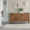 Buffet en marbre et bois d'acacia calix