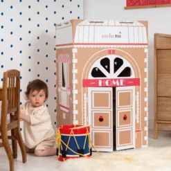 Cabane carton pliable française - home