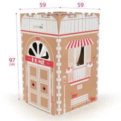 Cabane carton pliable française - home