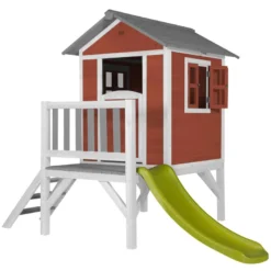Cabane rouge sur pilotis lodge xl - sun