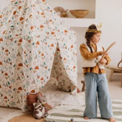 Cabanes à construire 111 pcs motif tipi