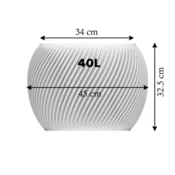 Cache-pot design spirilus or