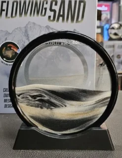 Cadre paysage 3d sable mouvant