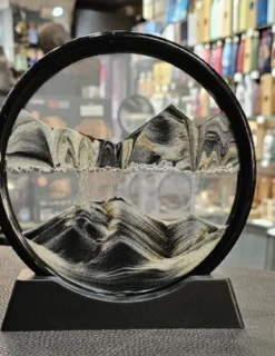 Cadre paysage 3d sable mouvant