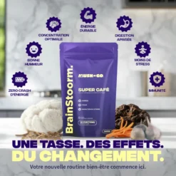 Café adaptogènes brainstoorm goût choco