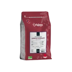Café bio - expresso gourmand - blend arabica et robusta - grain 250g